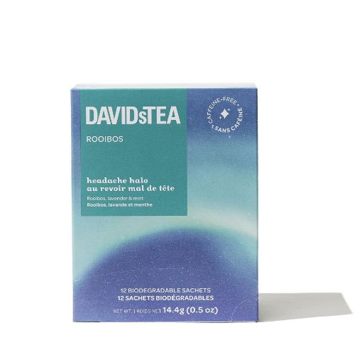 Picture of DAVIDS TEA SINGLE TEA SACHETS - HEADACHE HALO 12S